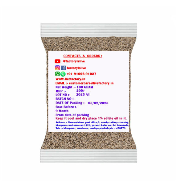 Cumin Whole 100 gm